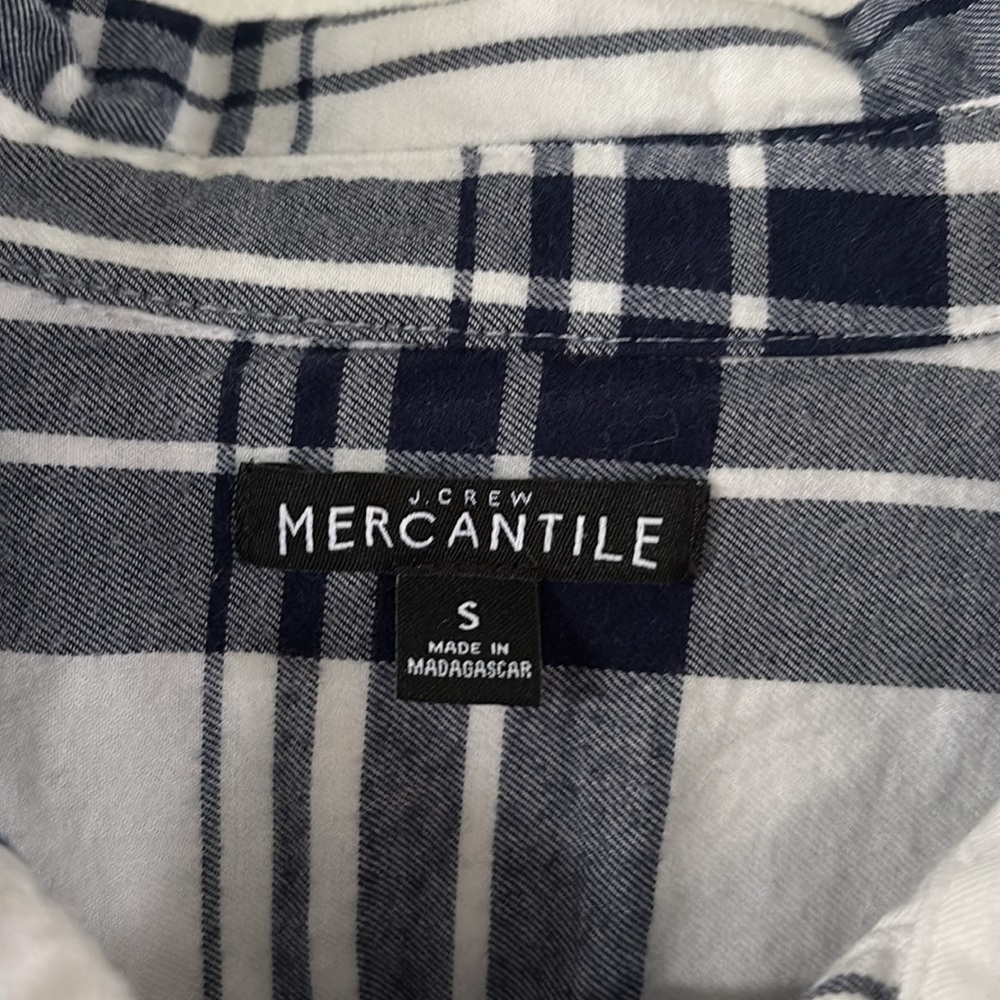 J. Crew Plaid Shirt Dress - Picture 3 of 5